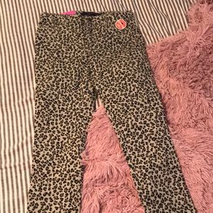 French Toast Skinny Cheetah Print Jeans